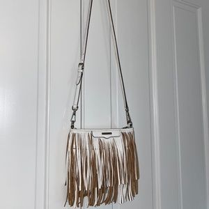 Rebecca Minkoff Leather Crossbody Bag White
